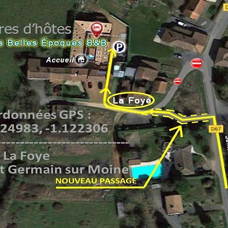 LES BELLES ÉPOQUES B&B - JACUZZI - PISCINE - TERRASSES - BRUMISATEURS - Proche Puy du Fou Saint-Germain-sur-Moine Esterno foto
